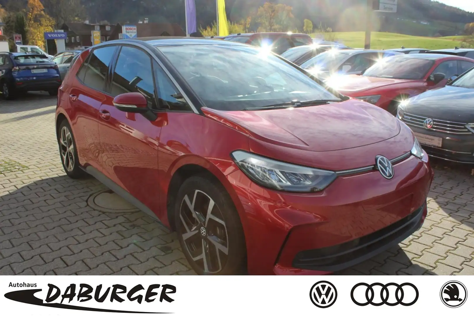 Volkswagen ID.3 Pro FACELIFT AHK+ACC+Sitzheizung+96%-Aviloo Klima Rot - 1