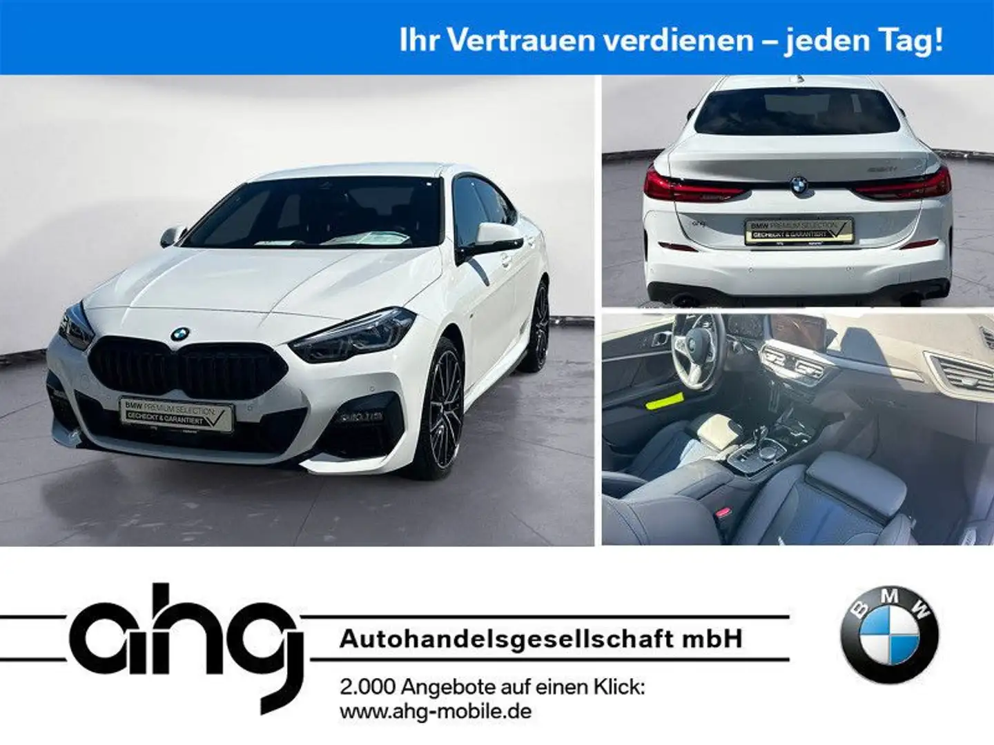 BMW Sonstige 220i Gran Coupe M Sport Navi DSG Bluetooth PDC M Weiß - 1