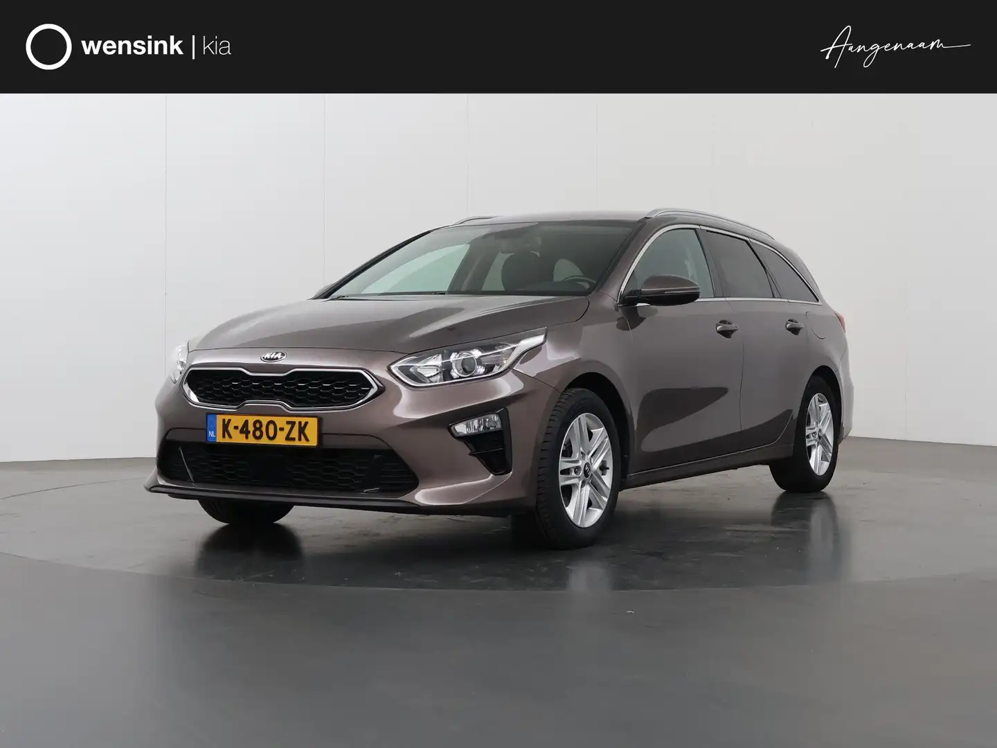Kia Ceed SW / cee'd SW Sportswagon 1.5 T-GDi DynamicPlusLine | Navigatie Bruin - 1