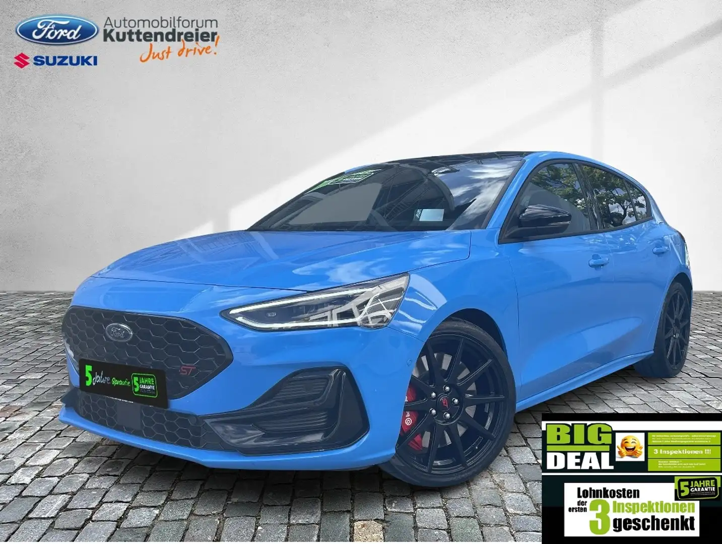 Ford Focus 2.3 EcoBoost S/S ST X Navi Kamera Voll-LED Blu/Azzurro - 1