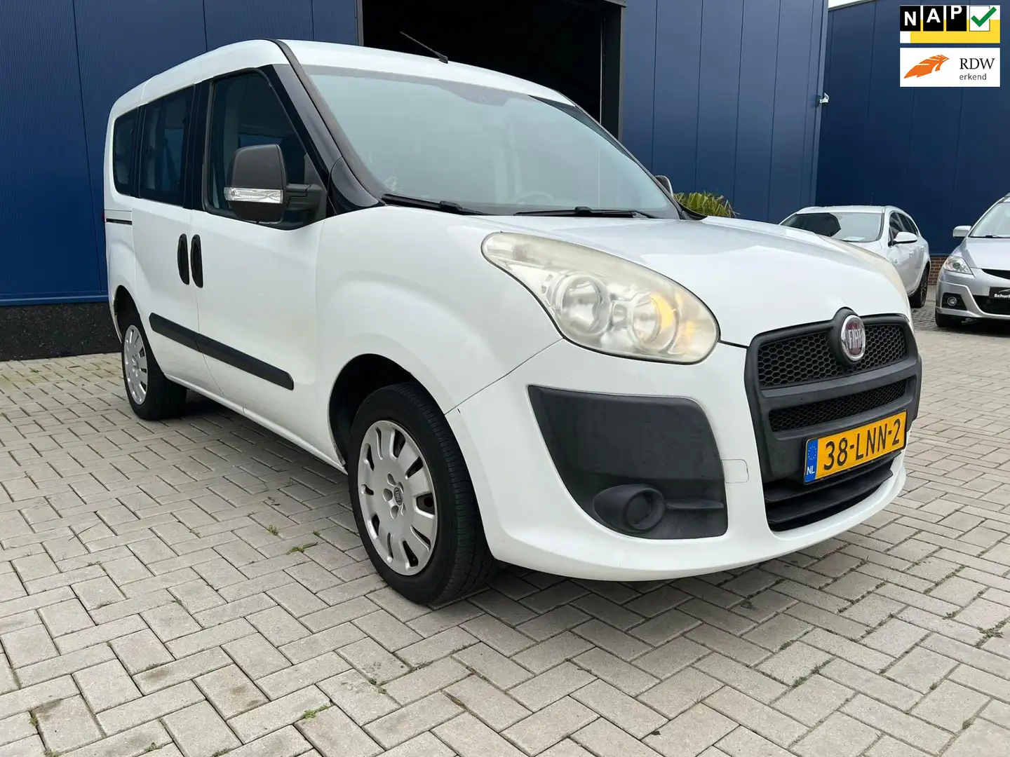 Fiat Doblo 1.4 Dynamic 7P / AIRCO / ELEC RAMEN / DUBBELE SCHU Weiß - 1
