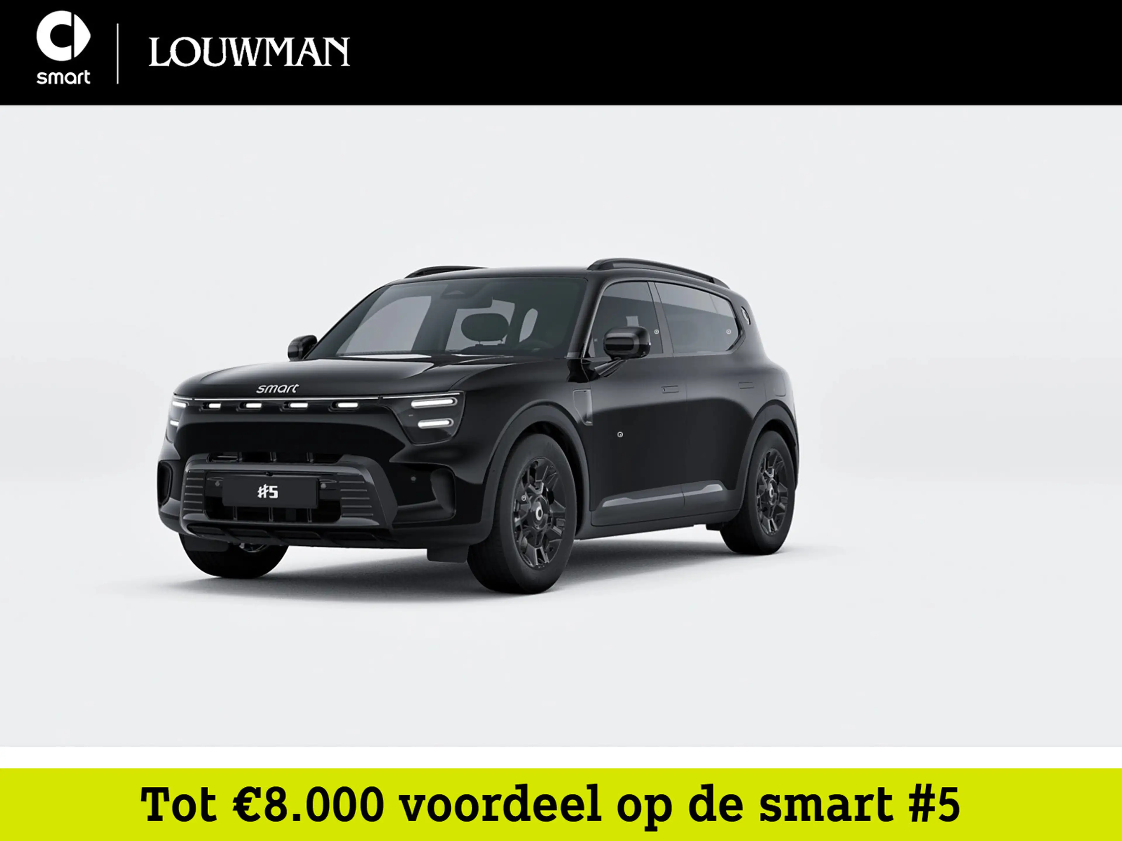smart #5 Pro+ Black Collection 100 kWh | Panoramisch dak |