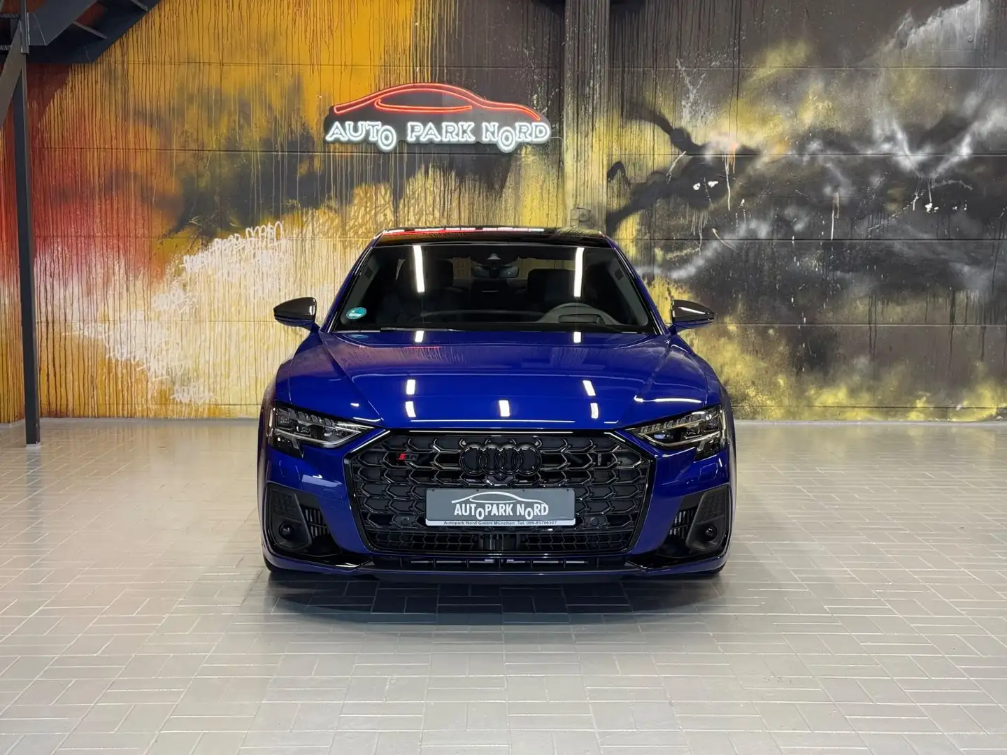 Audi S8 4.0 TFSI quattro MATRIX~CARBON~HEADUP~360~B&O Bleu - 2