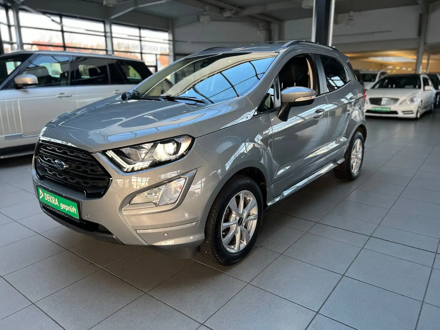 Ford EcoSport ST-Line Leder Navi SHZ LHZ Cam DAB Silber - 1