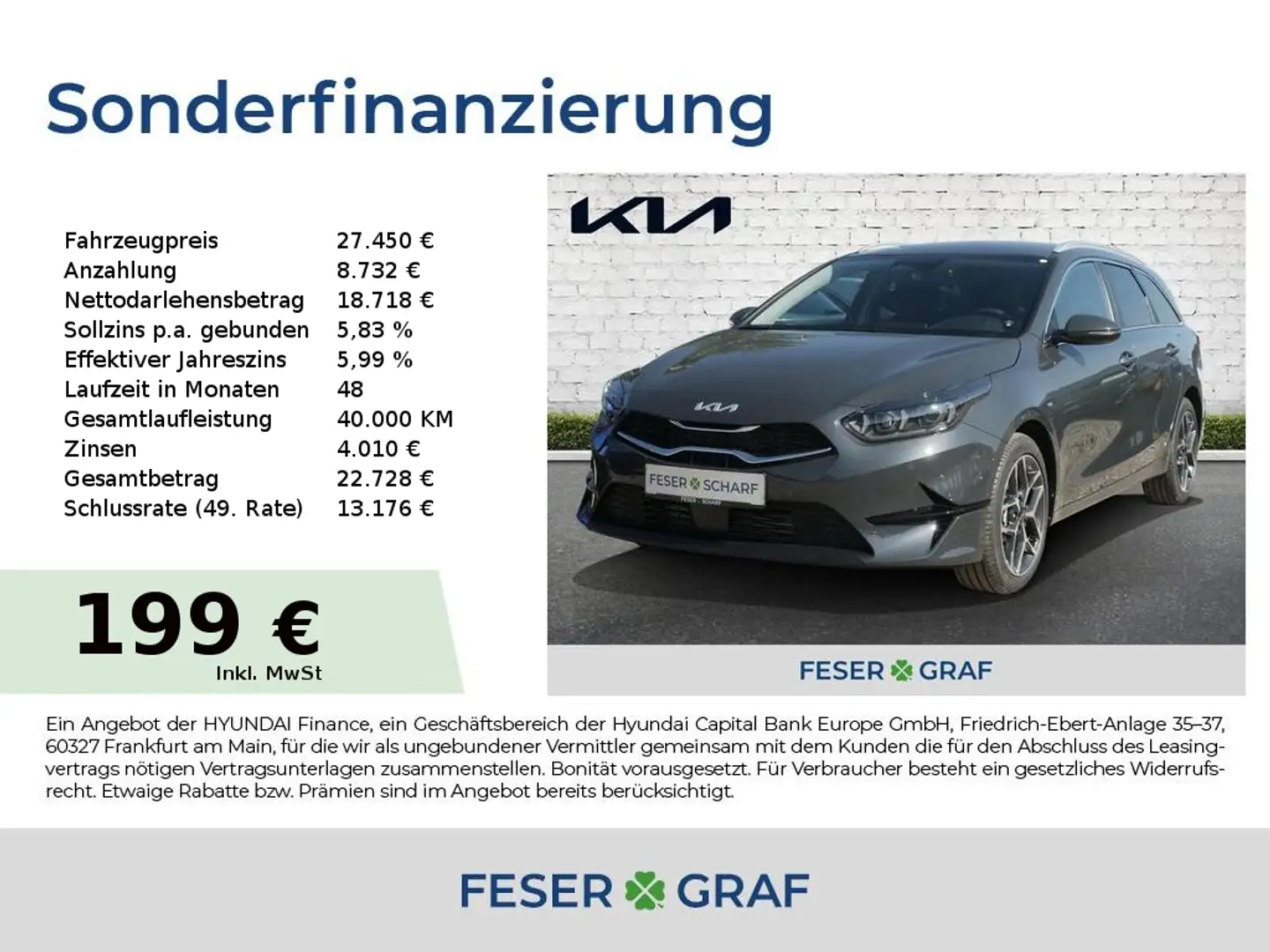 Kia Ceed SW / cee'd SW 1.5T ULTIMATE STYLE JBL Grau - 1