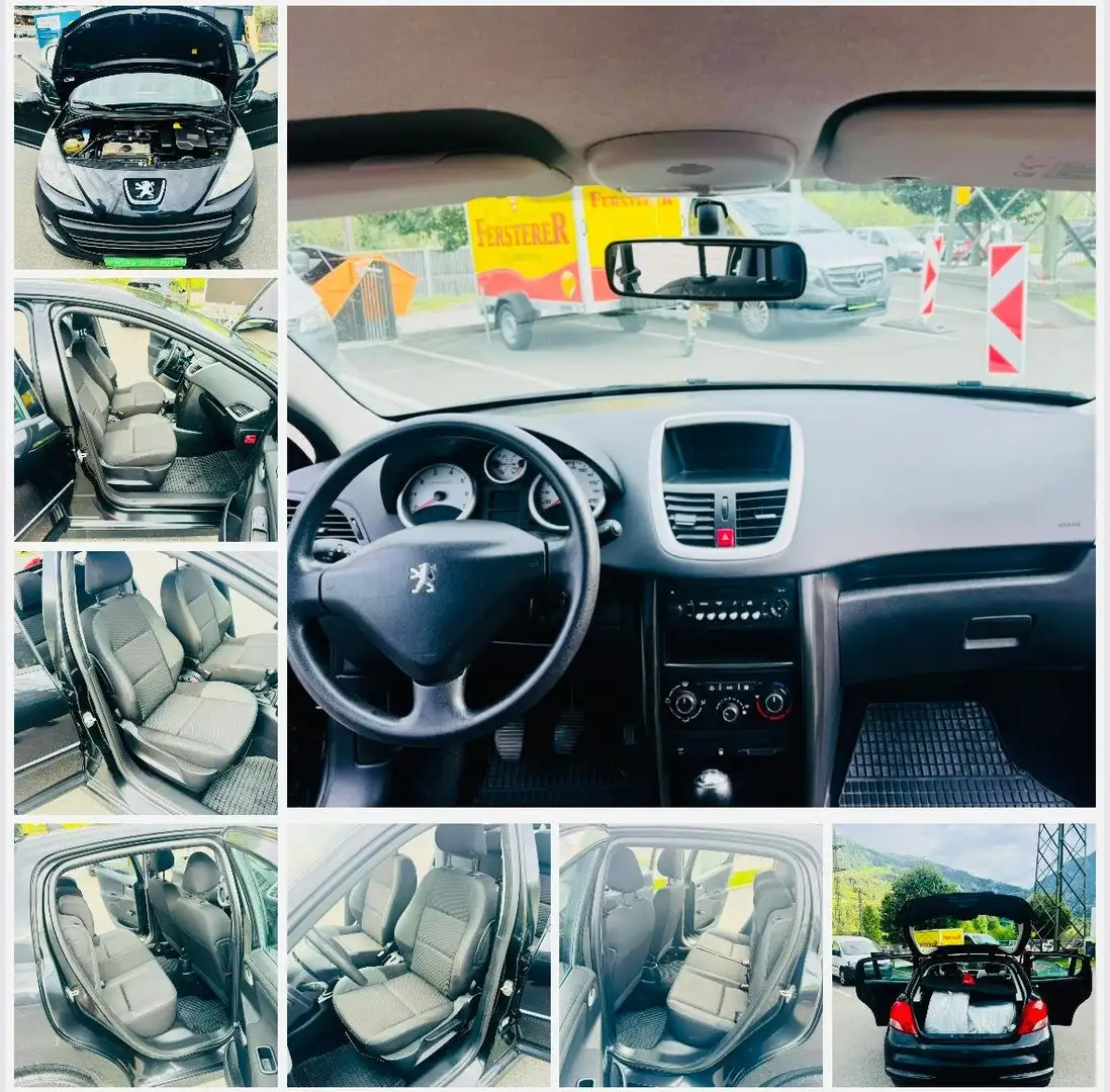 Peugeot 207 Ö3-Edition EXPORT/HÄNDLER Pickerl bis10/2026 Schwarz - 2