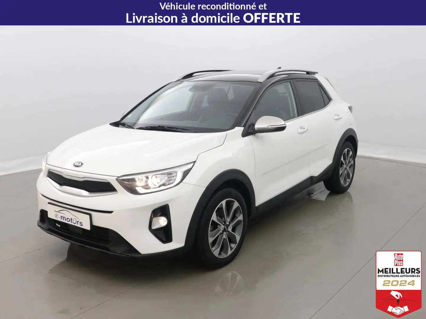 Kia Stonic 1.0 T-GDi 120 ch ISG BVM6 - Premium Wit - 1