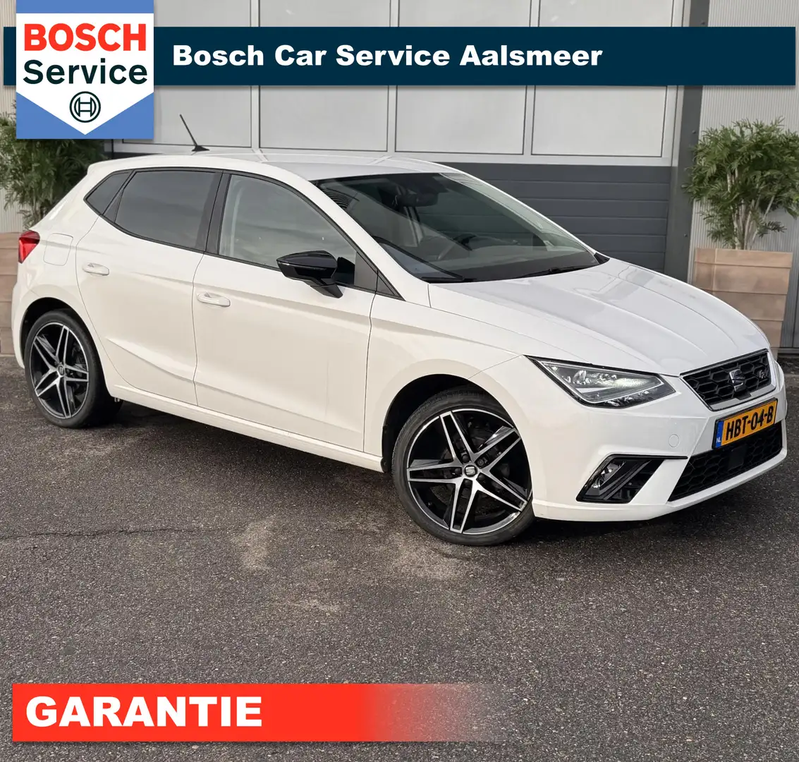 SEAT Ibiza 1.0 TGI FR Business Intense GARANTIE / APK / NAVI Weiß - 1