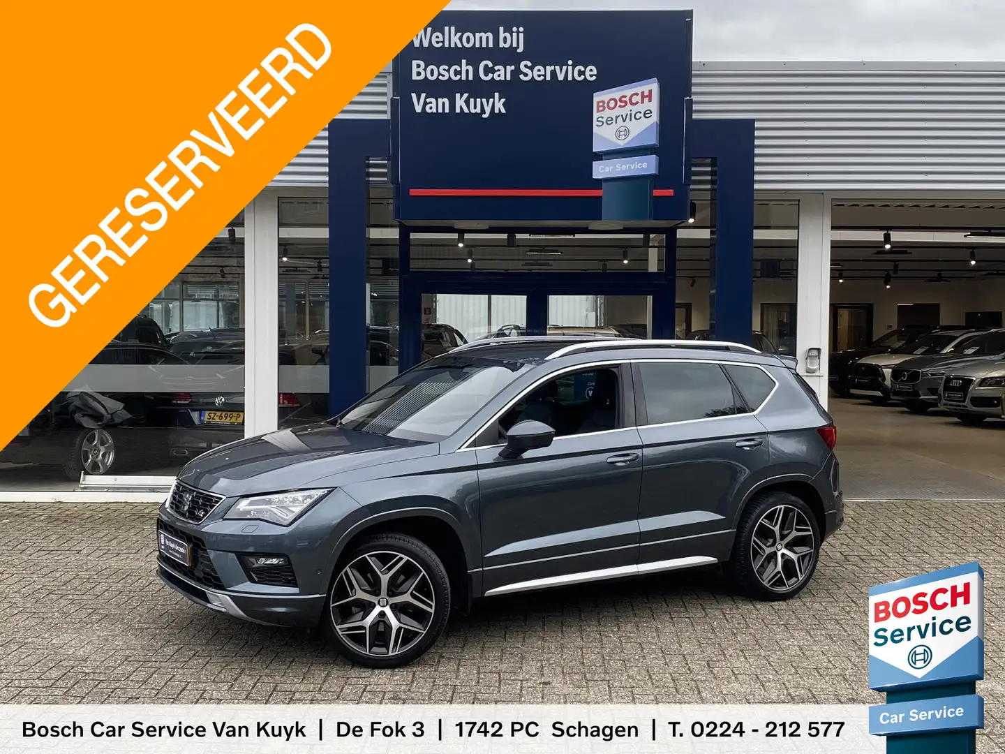 SEAT Ateca 1.5 TSI FR Business Intense / Automaat / Dealer-On Gris - 1
