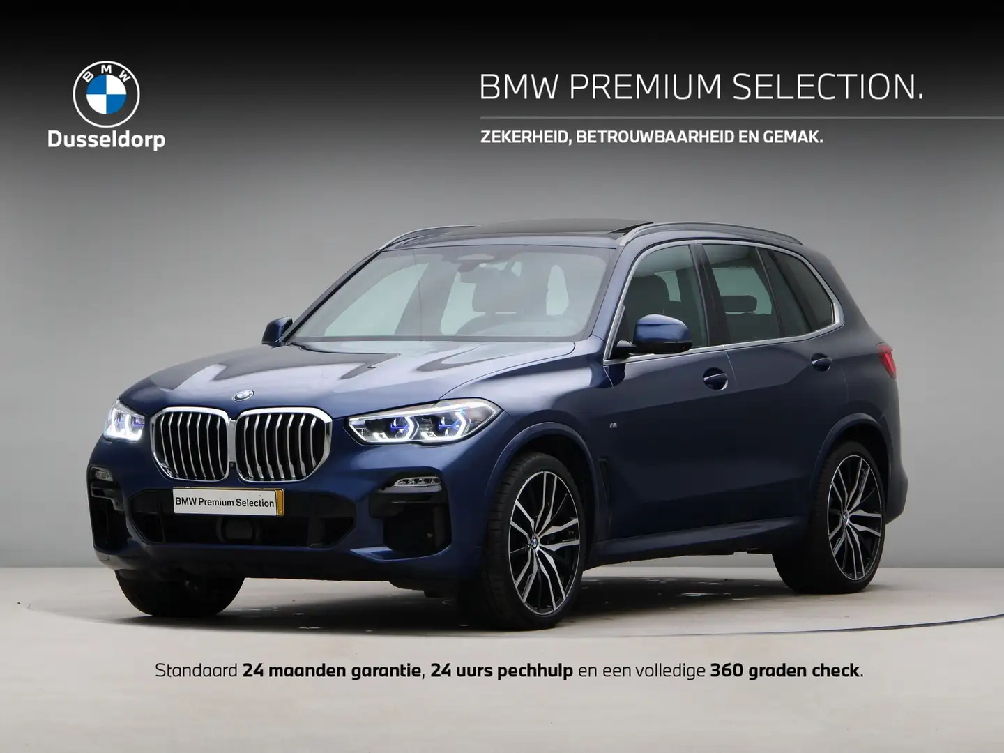 BMW X5 xDrive40i High Executive M Sport Bleu - 1