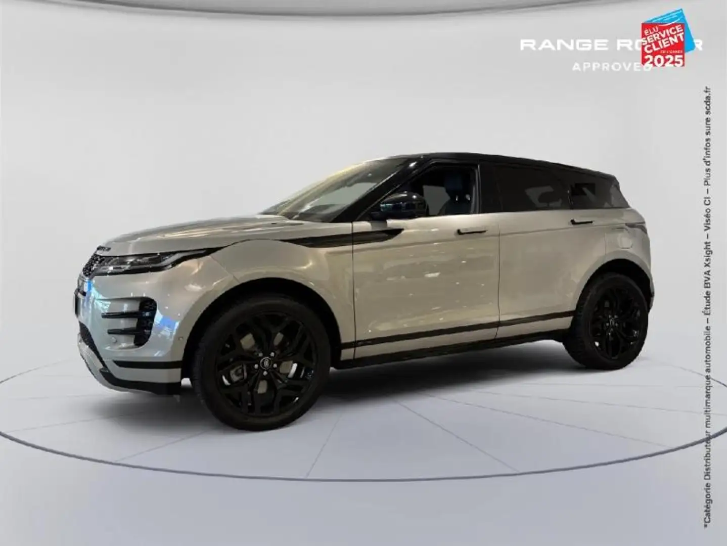Land Rover Range Rover Evoque 1.5 P300e 309ch R-Dynamic SE AWD BVA Mark III Tpano Sieges cuir GPS Camera Argent - 1
