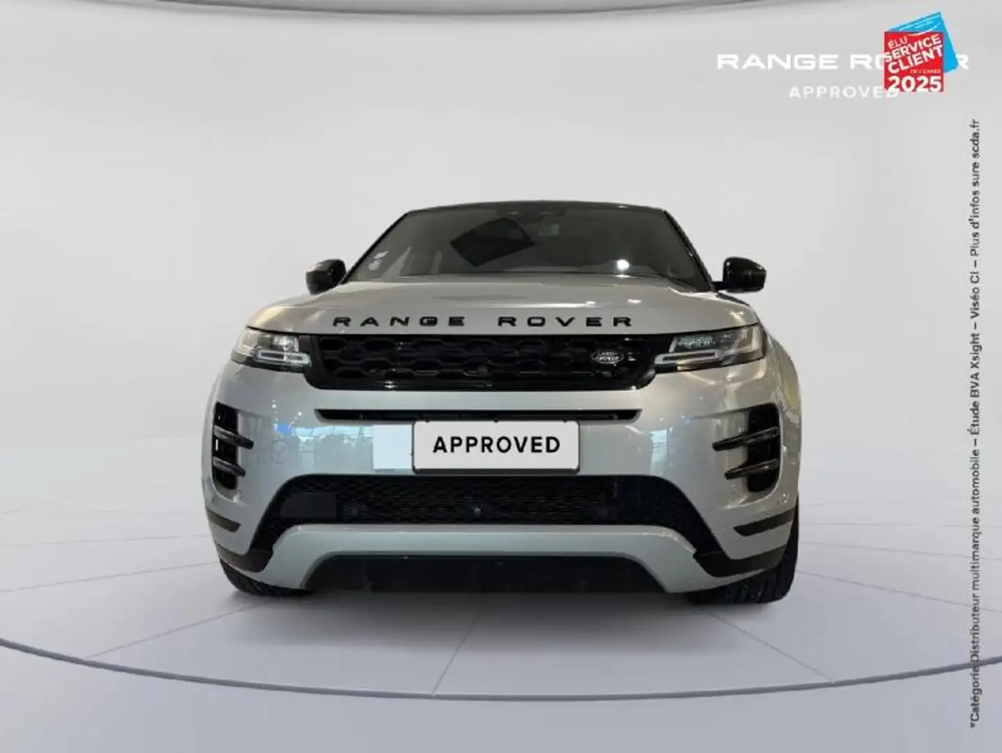 Land Rover Range Rover Evoque 1.5 P300e 309ch R-Dynamic SE AWD BVA Mark III Tpano Sieges cuir GPS Camera Argent - 2