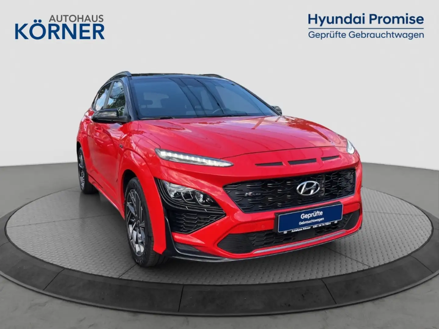 Hyundai KONA N-LINE 1.0 T-Gdi (+48V) *NAVI*CAM*SITZHZG*AHK* Rot - 1