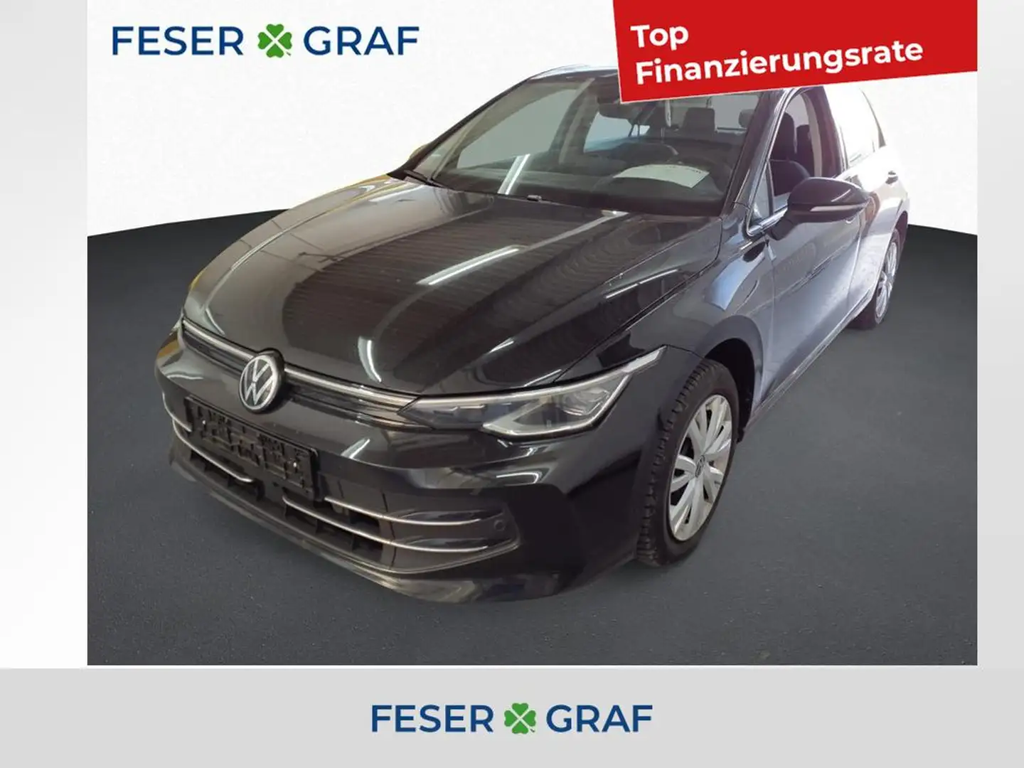 Volkswagen Golf VIII 1.5 eTSI Style DSG AHK/Matrix/Lenkrhz/ Schwarz - 1