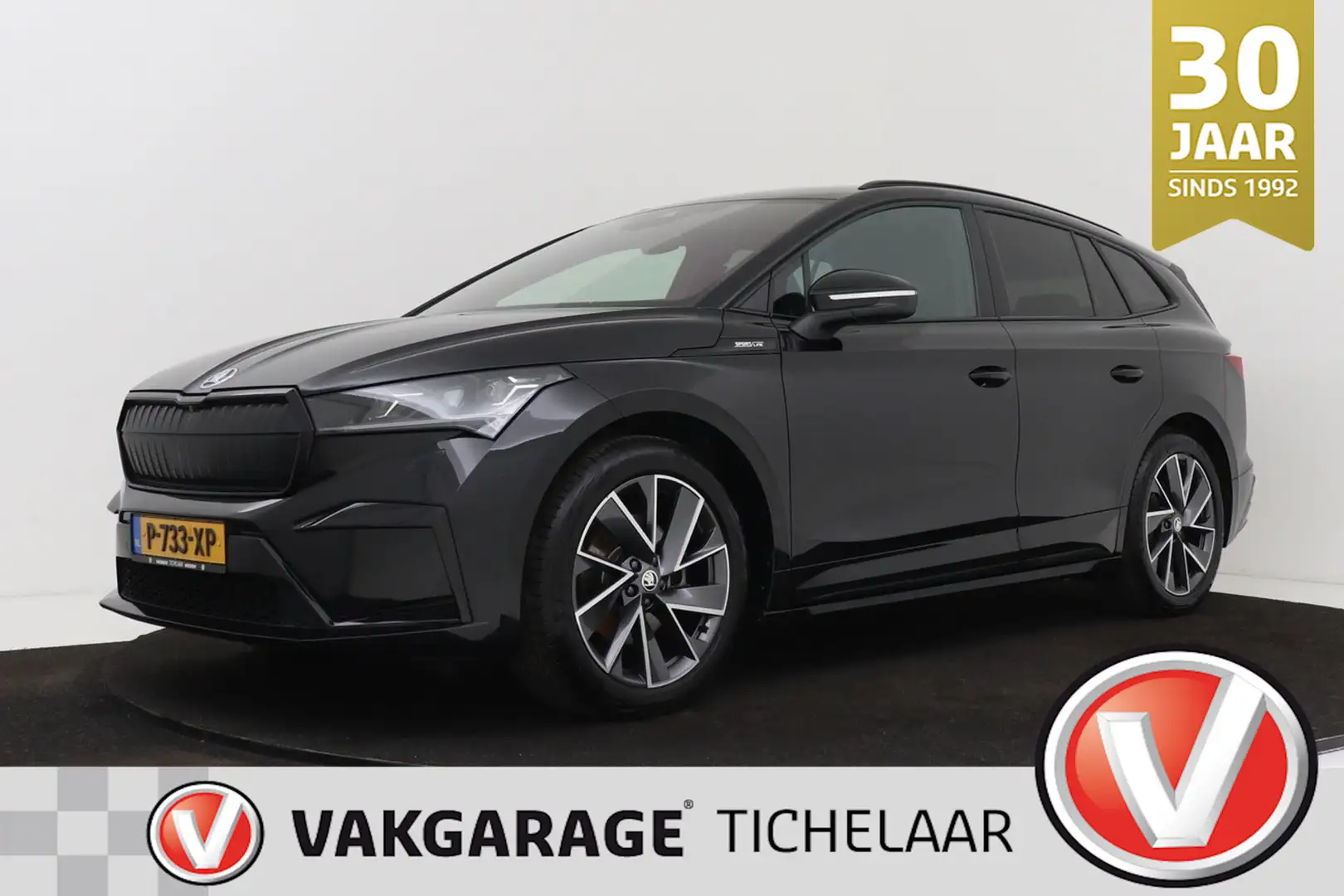 Skoda Enyaq iV 60 Sportline | Org NL | Stoelverwarming V+A | C Zwart - 1