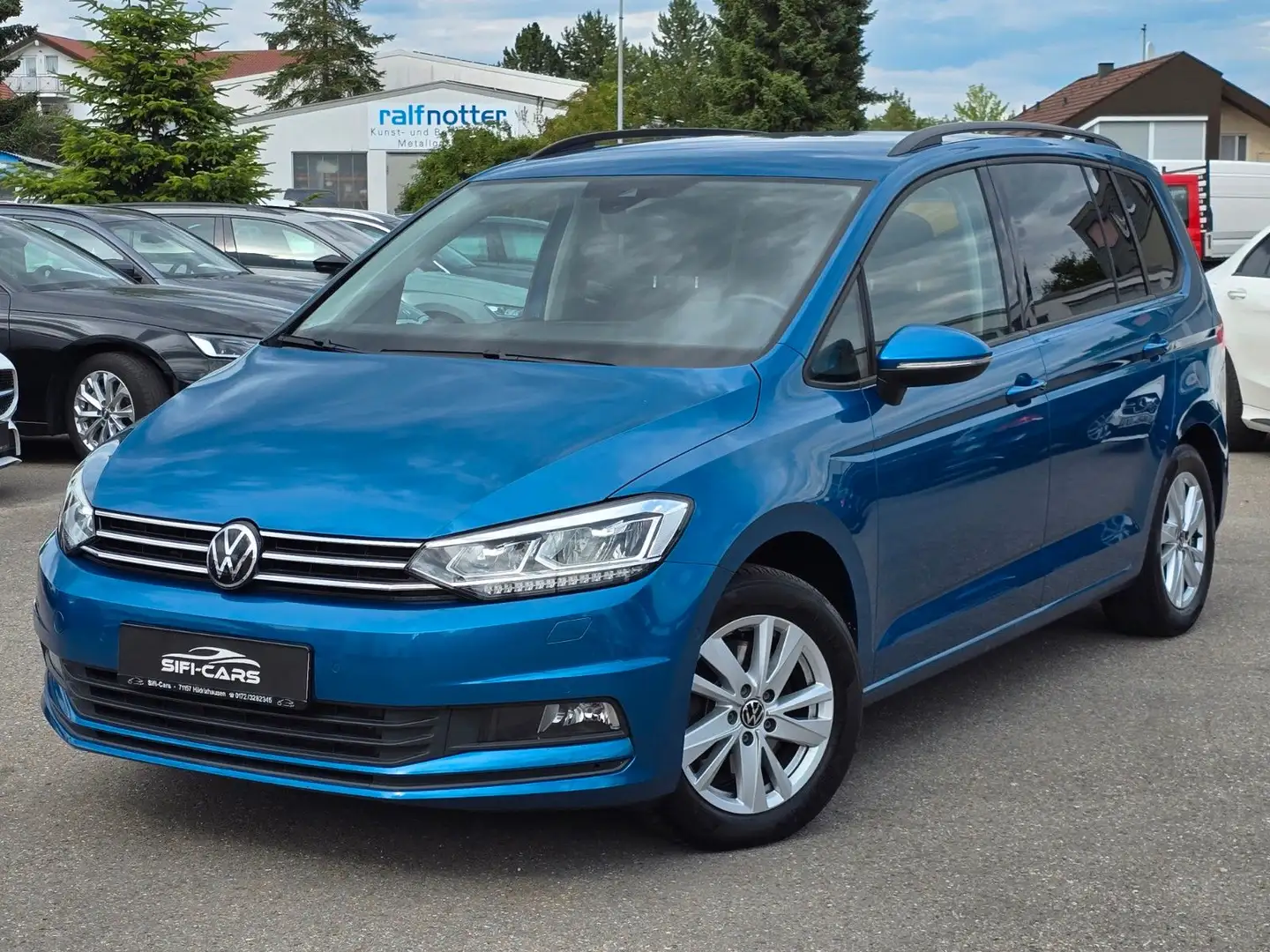 Volkswagen Touran 2.0 TDI*COMFORTLINE*DSG*NAVI*LED*AHK*ALU* Bleu - 1