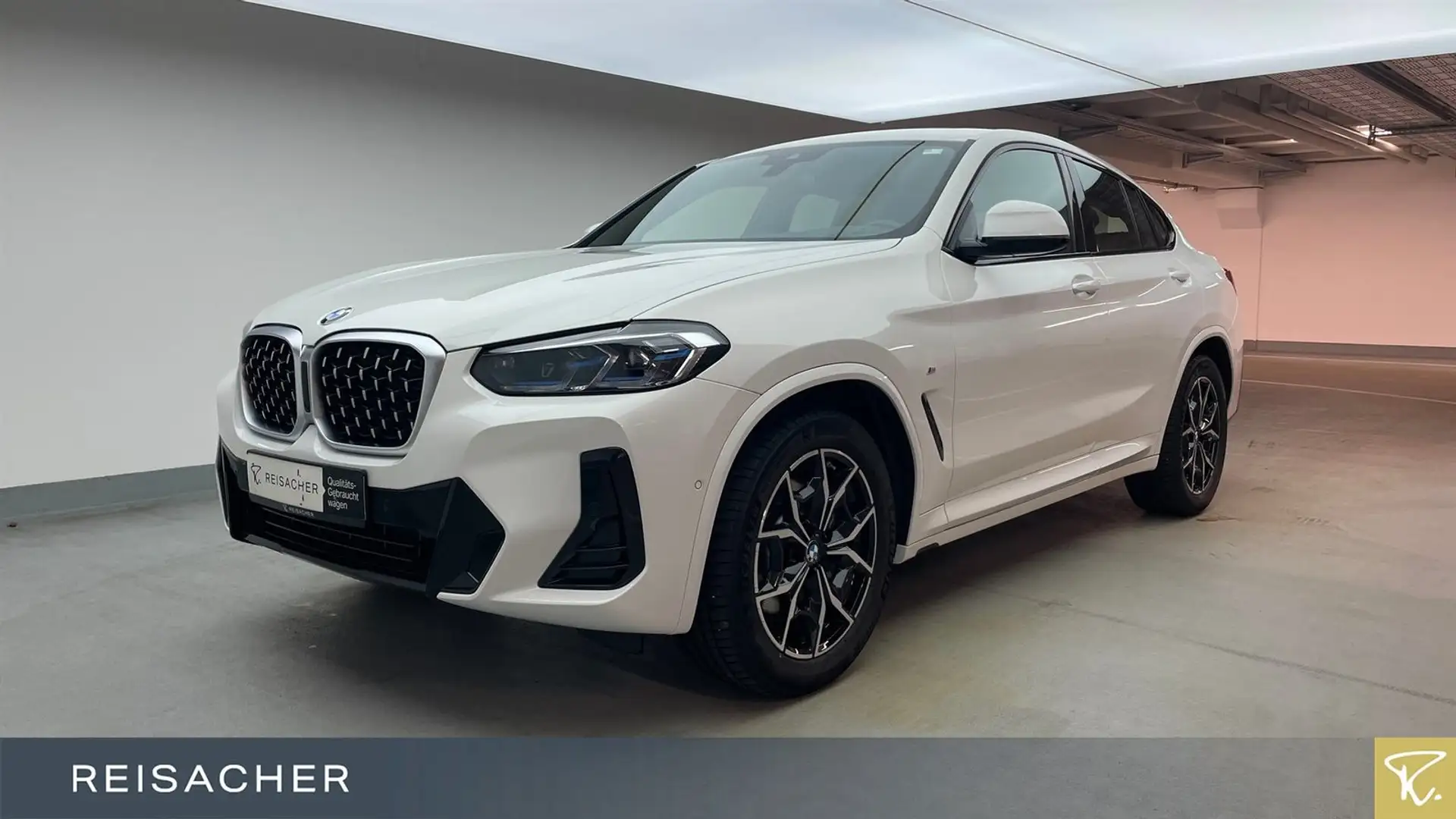 BMW X4 xDrive 30d A M-Sport,Pano,AHK,Leder,LM19" Weiß - 1