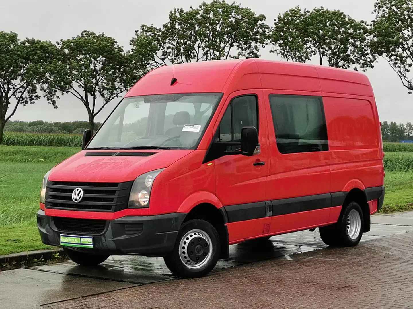 Volkswagen Crafter 50 2.0 tdi 163 dc l2h2 Rood - 2