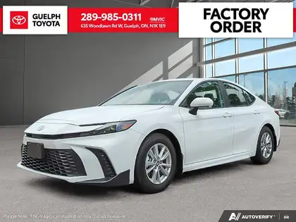 White 2026 Toyota Camry Sedan Front-Wheel Drive Automatic