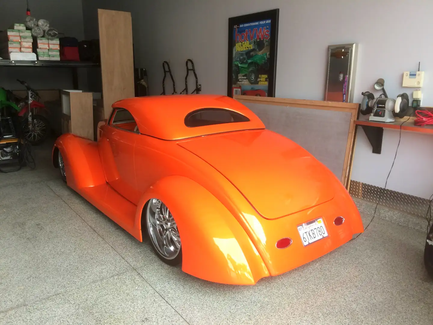 Ford Roadster HOT-ROD "OPENHOUSE 25&26 May" Orange - 1