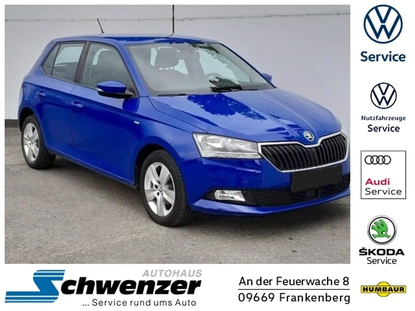 Skoda Fabia Ambition KLIMA PDC hi. GRA NSW ALU Bleu - 1