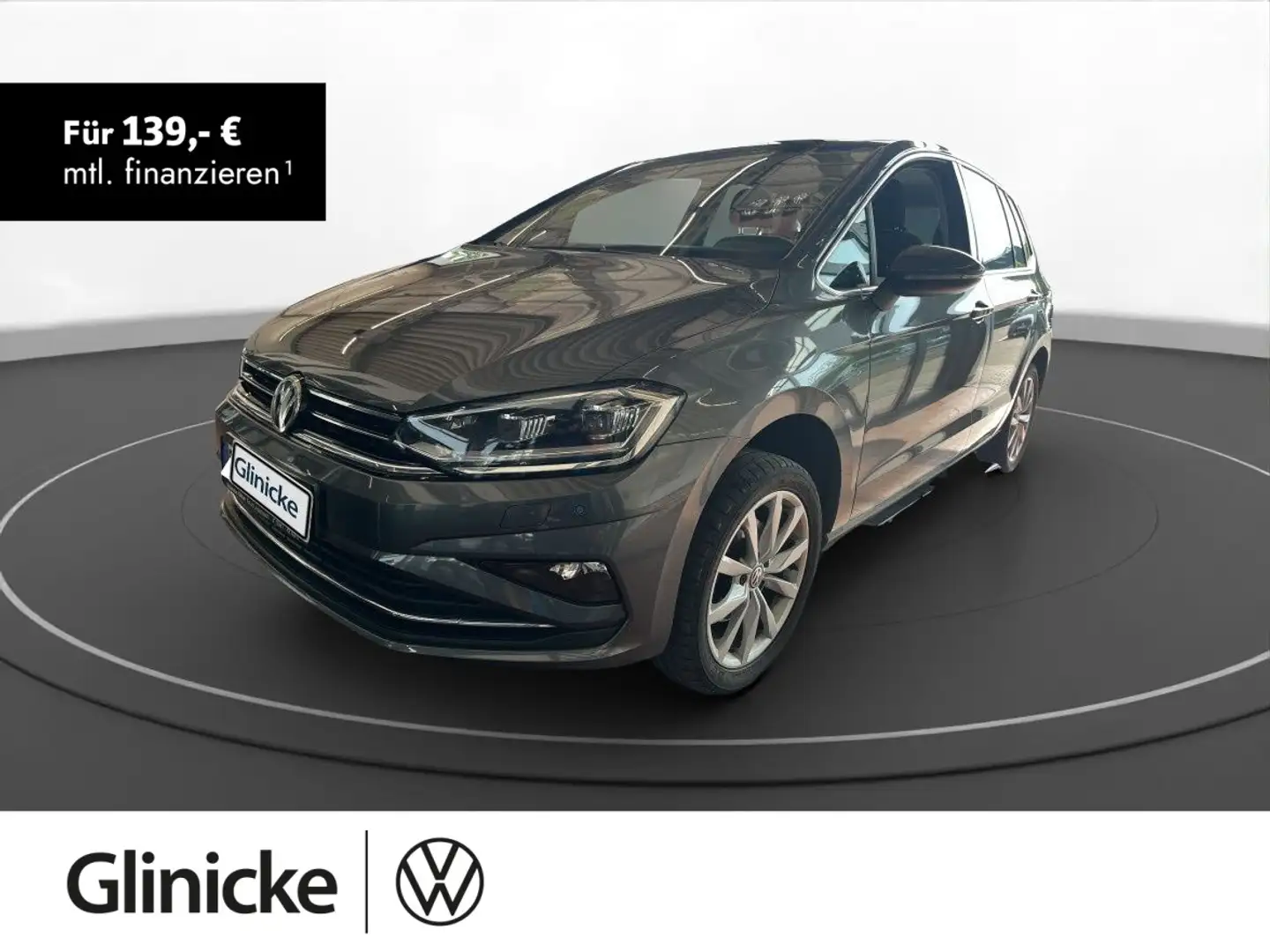 Volkswagen Golf Sportsvan 1.5 TSI Highline Navi AHK RüKa LE Gris - 1