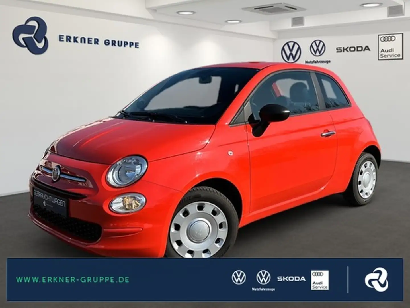 Fiat 500 1.0l TEMPOMAT+UCONNECT+KLIMA+++ Portocaliu - 1