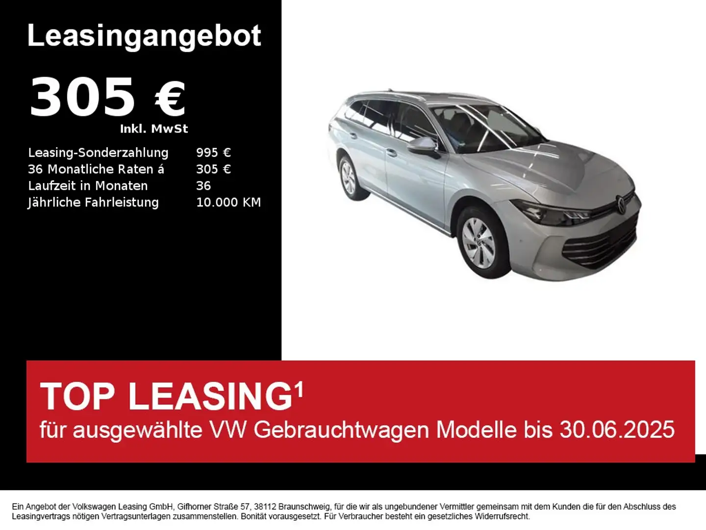 Volkswagen Passat Variant Business 1.5 eTSI DSG ACC+DCC+HUD+LED+NAVI Silber - 1