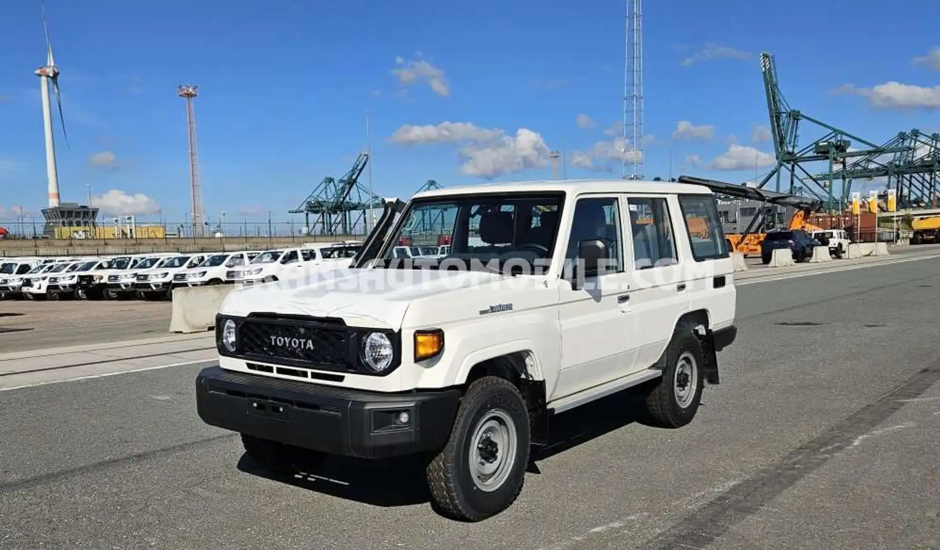 Toyota Land Cruiser Station Wagon HZJ 76 - EXPORT OUT EU TROPICAL VERS Blanc - 1