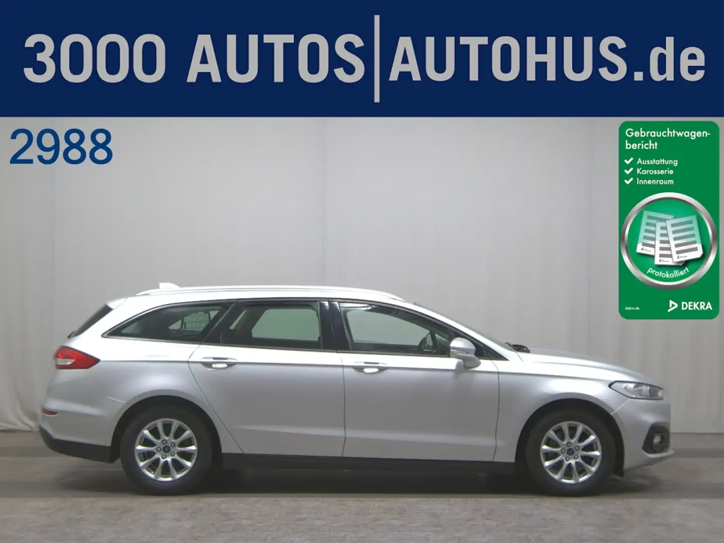 Ford Mondeo Turnier 2.0 EB Trend Navi PDC 4xShz Silber - 1
