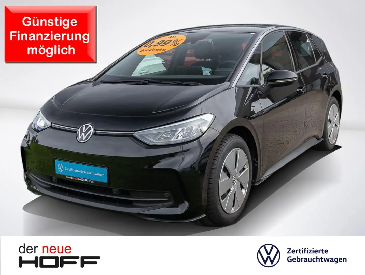 Volkswagen ID.3 Pro Automatik 62 kWh Navi Kamera LED Klima Sitzhei Zwart - 1