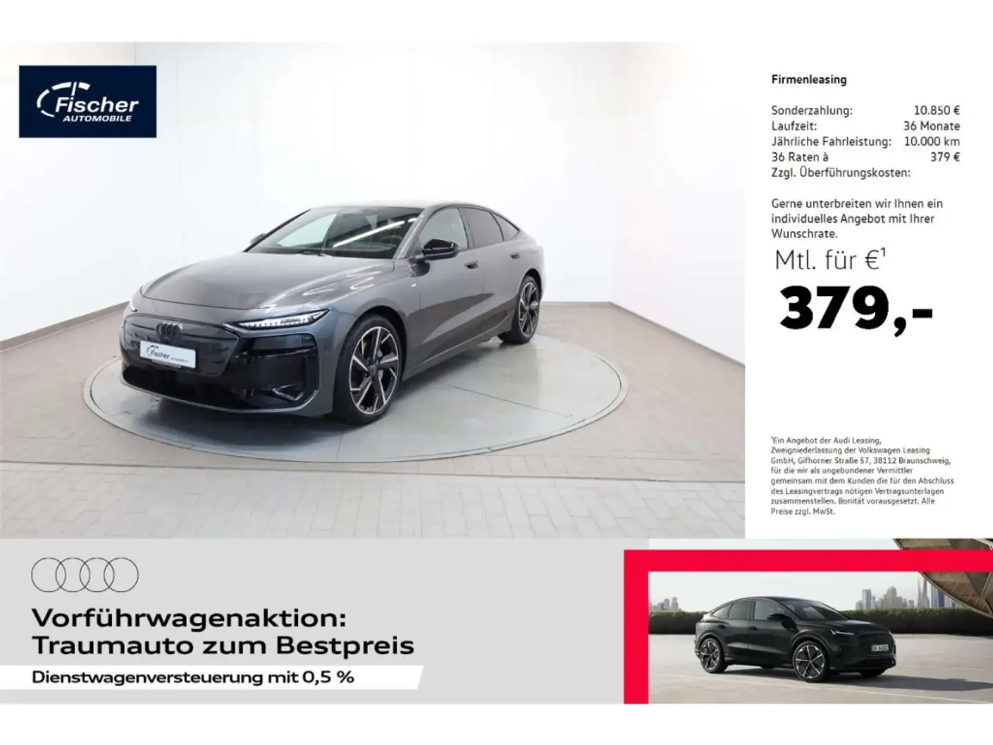 Audi A6 Sportback quattro S line Grau - 1