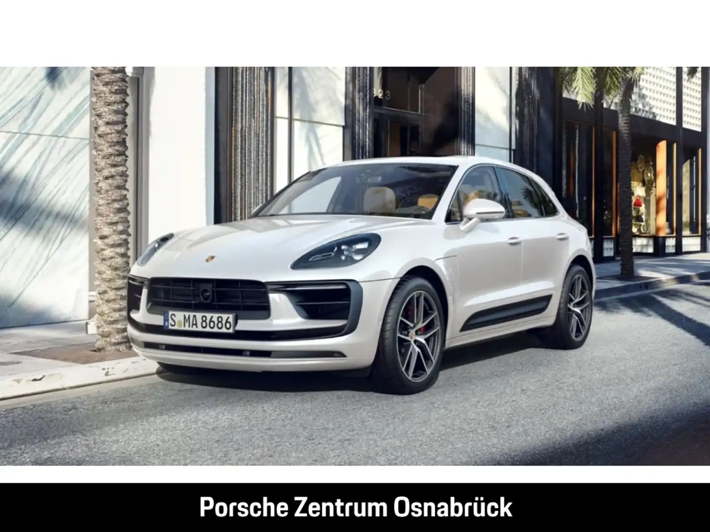 Porsche Macan S Pano SportDesign BOSE Luft 14-Wege Surround View Weiß - 1