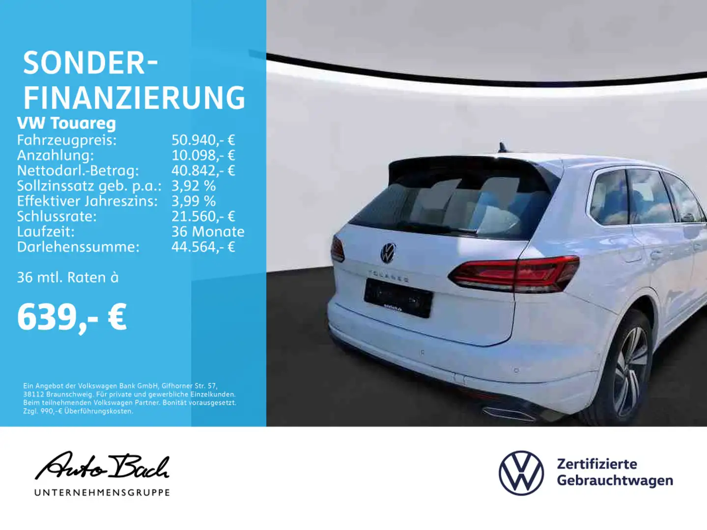 Volkswagen Touareg 3.0 V6 TSI R-Line, Navi, LED, Rückfahrka Alb - 2