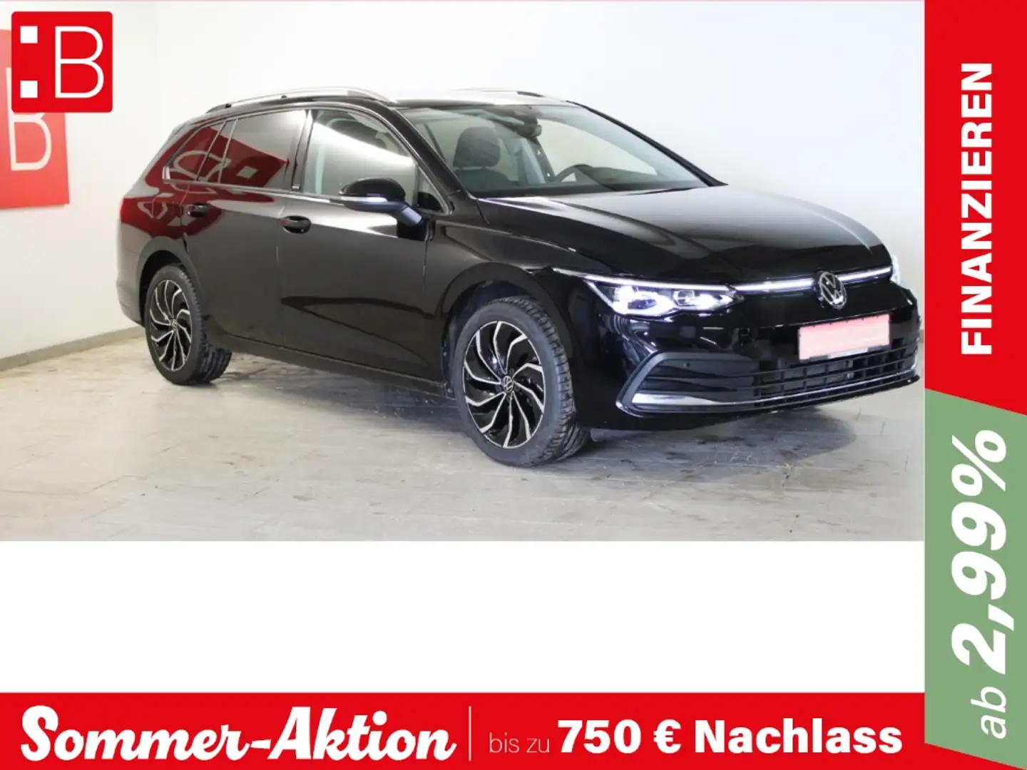 Volkswagen Golf Variant 8 1.0 eTSI DSG Move 17 AHK LED crna - 1