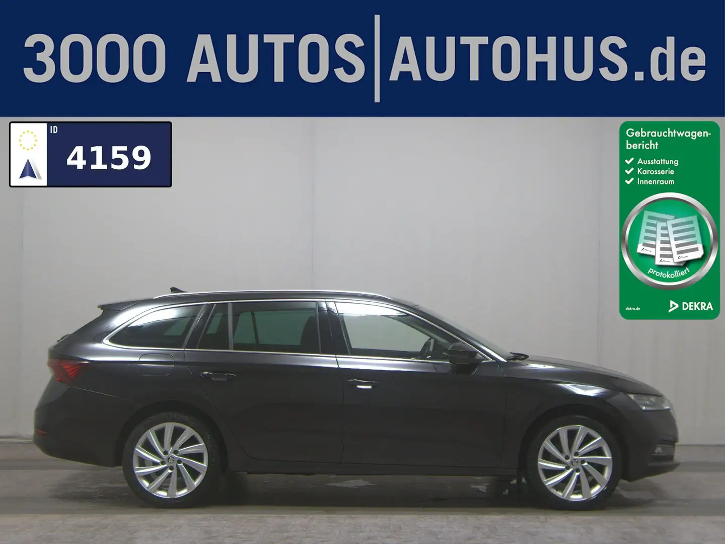 Skoda Octavia Kombi 1.4 TSI iV Style Navi vc LED+ HuD Schwarz - 1