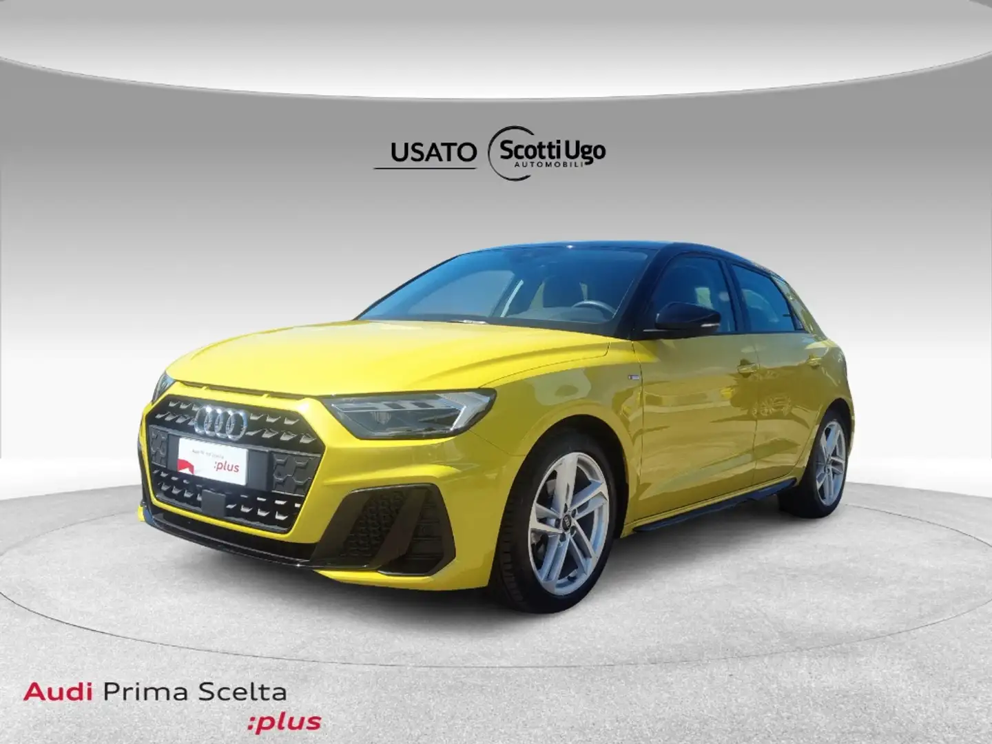 Audi A1 Sportback 30 1.0 tfsi S line edition 110cv Giallo - 1