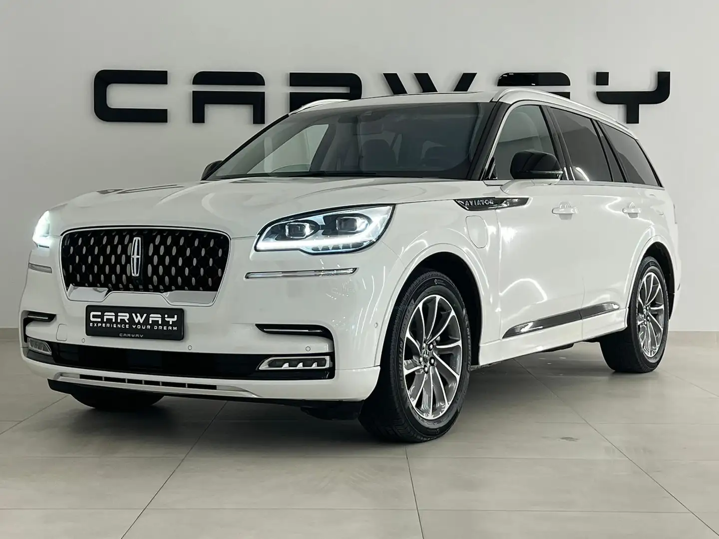 Lincoln Aviator 3.0 V6 PHEV Plug-in Hybride Weiß - 1