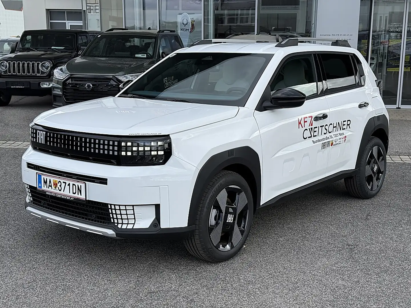 Fiat Grande Panda 1.2 T 100 La Prima Weiß - 1