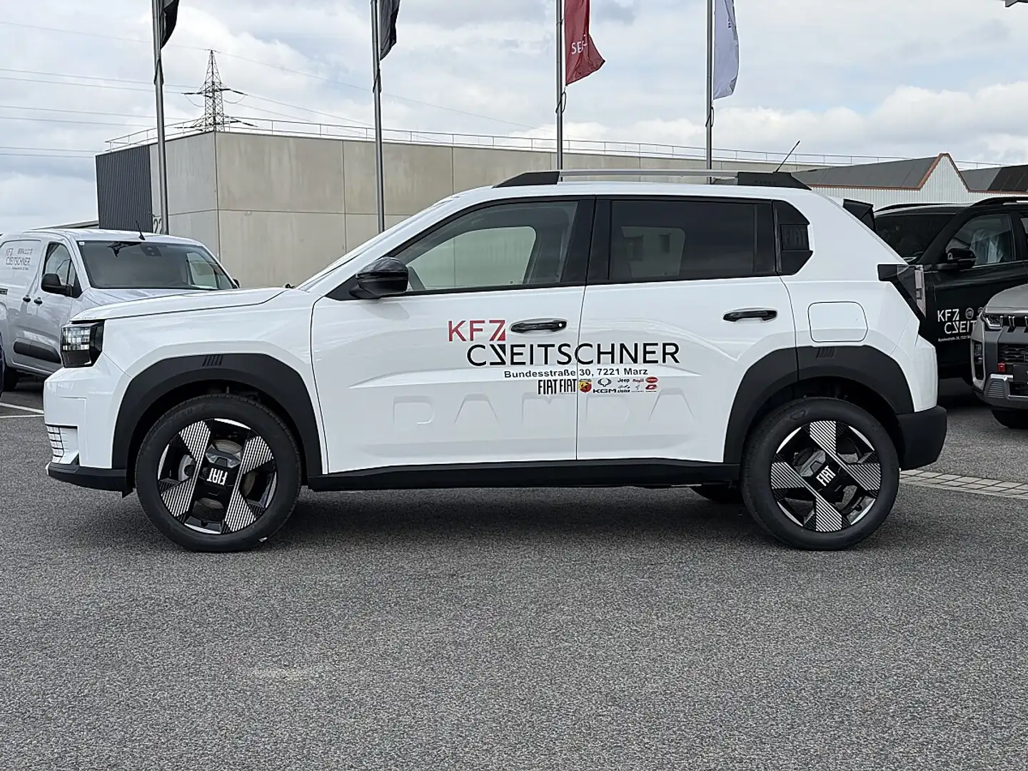 Fiat Grande Panda 1.2 T 100 La Prima Weiß - 2
