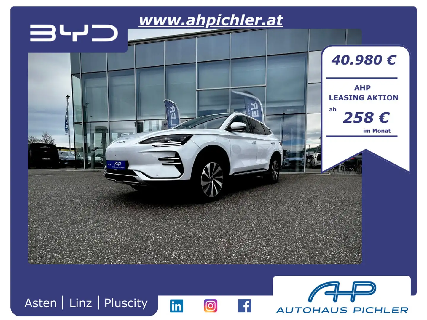 BYD Seal U Design 87KW 218PS Aut. LEASING AKTION in Vorbes... Weiß - 1