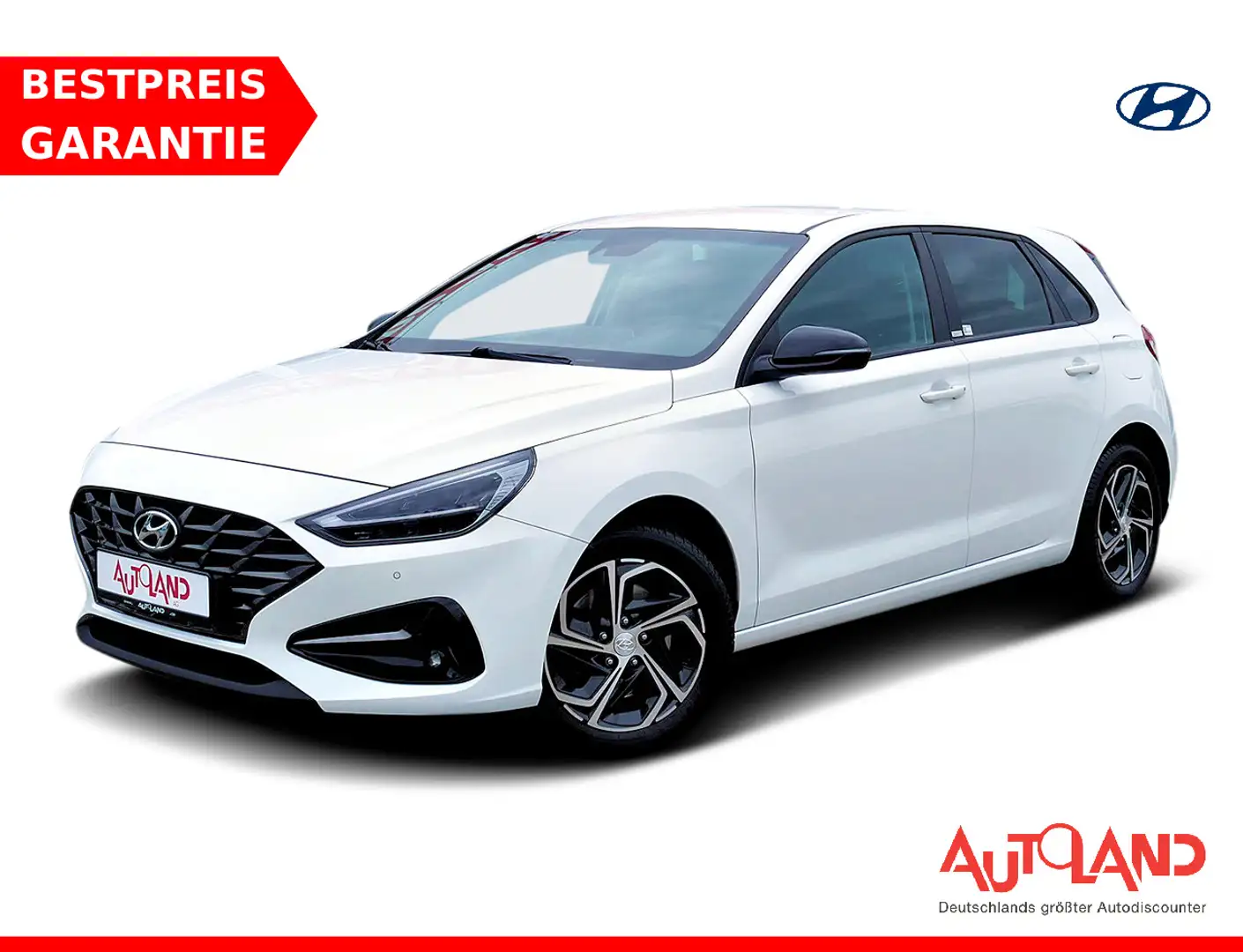 Hyundai i30 1.5 Intro LED Navi Sitzheizung Tempomat Blanc - 1