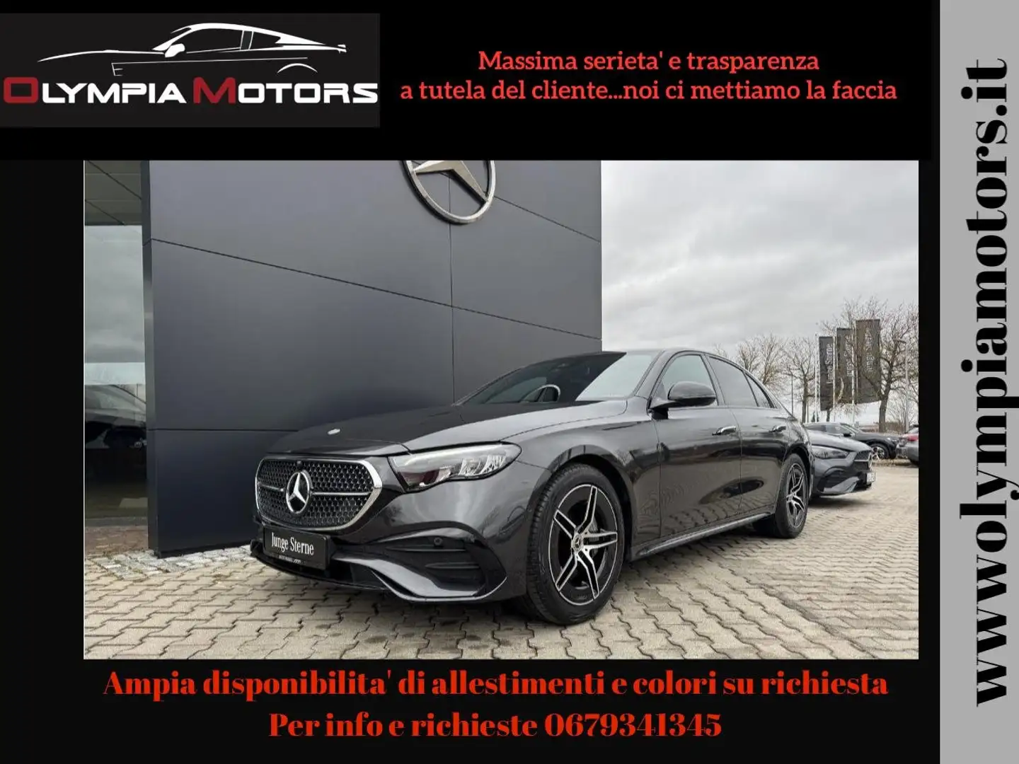 Mercedes-Benz E 220 D NEW AMG PREMIUM LED 19' KAMERA NIGHT PACK Grigio - 1