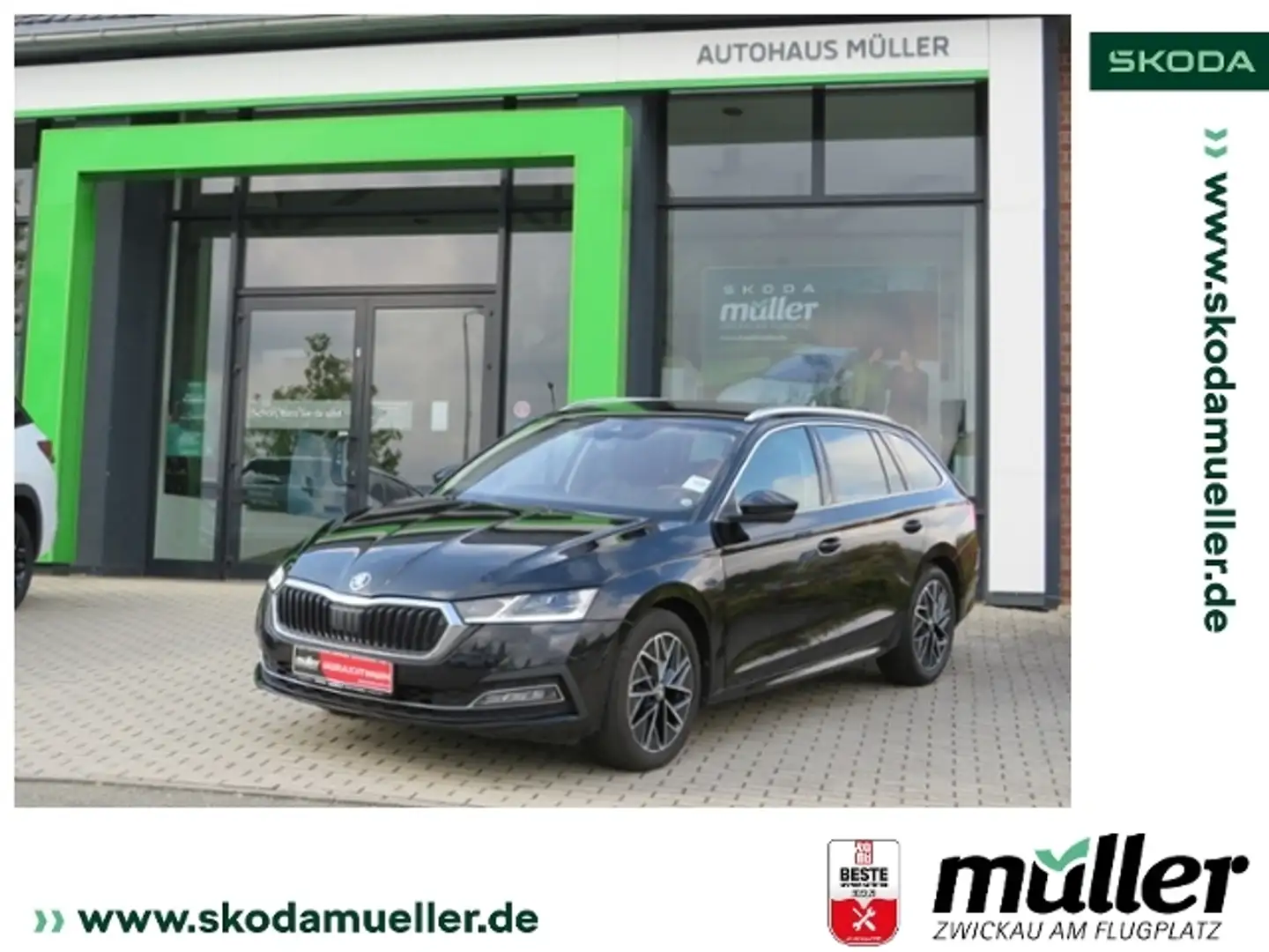 Skoda Octavia Combi 1.5TSI Act e-TEC Style beh. FS AHK Negro - 1