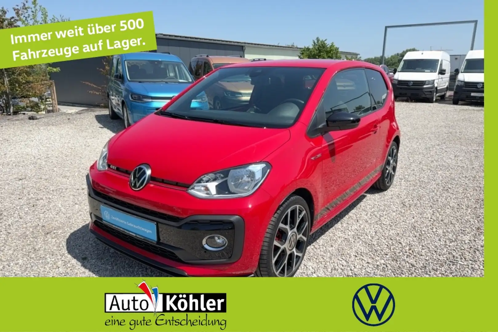 Volkswagen up! GTi Coming home (Licht- u Regensensor) LM Rot - 1