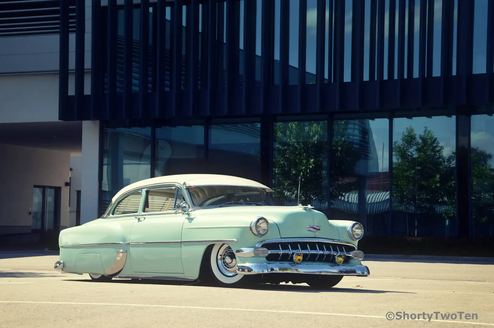 Chevrolet Sonstige two ten club coupe, lowrider bomb, airride, kustom, bel air Grün - 1