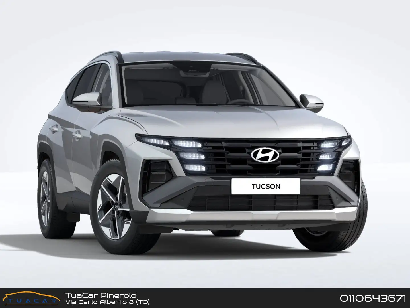 Hyundai TUCSON km0 Business 1.6 CRDi 48V MHEV Argento - 1