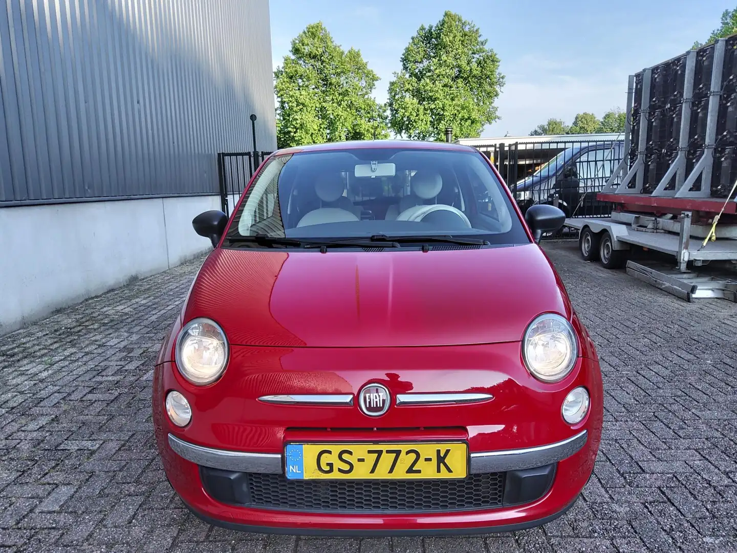 Fiat 500 1.2 Pop|4-cilinder|LM-VELGEN|98.000km!!|NIEUWSTAAT Rood - 2