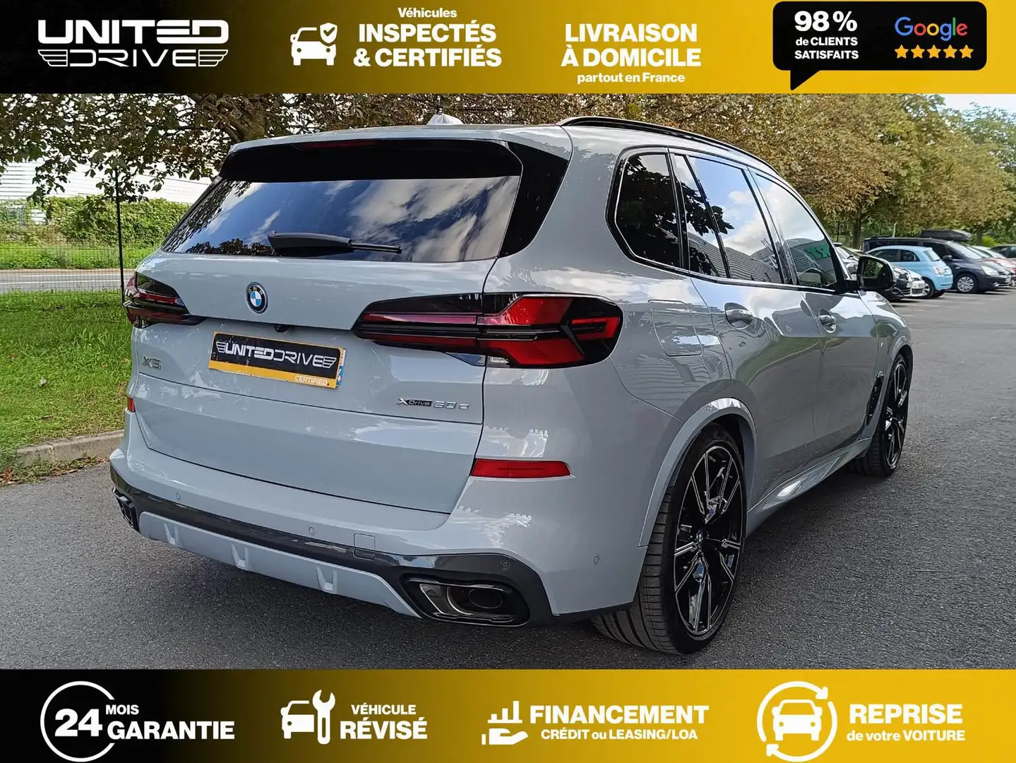 BMW X5 G05 XDRIVE50e M SPORT 489 ch BVA8 Grau - 2