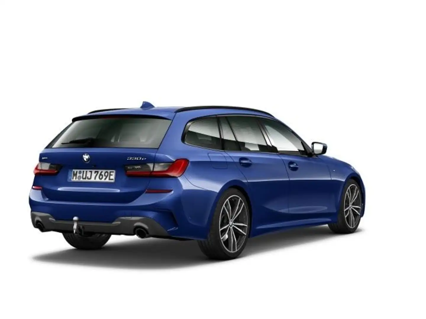 BMW 330 e xDrive Touring M Sport A. Innovationsp. AHK Blau - 2